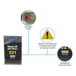 KIT VERNIZ 2K ALTO SOLIDO 4,5 C21 + 05 END H21 450ML