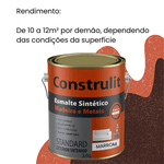 CONSTRULIT ESM. SINT. A B STANDARD MARROM 3,6LT