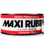 ADESIVO PLÁSTICO BRANCO MAXI RUBBER 700GR C/ CATALISADOR 9GR