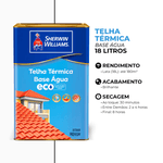 TINTA TELHADO METALATEX ECO TELHA TERMICO CHAMPAGNE 18LT
