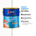 METALATEX ECO TELHA TERMICA CHAMPAGNE 3,6L