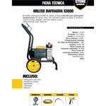 AIRLESS DIAFRAGMA X3800 220V STONE HAMMER