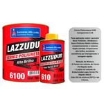 KIT LAZZUDUR PRATA LUNAR MET + VERNIZ POLIURETANO