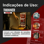 KIT THINNER 2900 900ML + ESTOPA 400GR