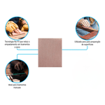 KIT MASSA POLIESTER + ESPATULA + LIXA SECO 80 + LIXA SECO 150