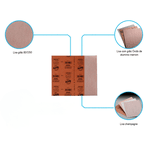 KIT MASSA POLIESTER + ESPATULA + LIXA SECO 80 + LIXA SECO 150