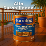 KIT VERNIZ MARITIMO BRILHANTE 3,6LT + THINNER 9800 900ML