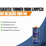 KIT VERNIZ MARITIMO BRILHANTE 3,6LT + THINNER 9800 900ML
