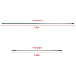 KIT CABO EXTENSOR 3MT + SUPORTE PARA ROLO + ROLO ANTI GOTA