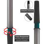 KIT CABO EXTENSOR 3MT + SUPORTE PARA ROLO + ROLO ANTI GOTA