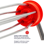 KIT CABO EXTENSOR 3MT + SUPORTE PARA ROLO + ROLO ANTI GOTA