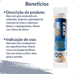 KIT CABO EXTENSOR 3MT + SUPORTE PARA ROLO + ROLO ANTI GOTA
