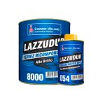 KIT LAZZUDUR PRETO NINJA 900ML + PRATA LUNAR + VERNIZ 8000 054 + 05 FITA CREPE VERDE 18X50