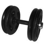 Dumbbell Pintado Com Pegada Emborrachada 22 Kg