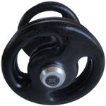 Dumbbell Pintado Com Pegada Emborrachada 22 Kg