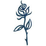 Pingente Joia Tatuada Rosa Prata