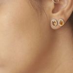 Brinco oval Chakra Sacral