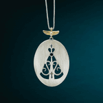 Medalha Nossa Senhora da Aparecida em Prata e ouro