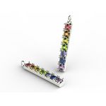 Pingente de prata Arco-Íris Mágico