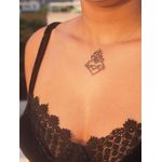 Pingente Joia Tatuada Sagrado Coração Prata