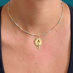 Pingente São Rafael Arcanjo em ouro