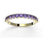 Meia Aliança de Ametista