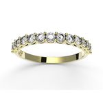 Meia Aliança de Diamantes