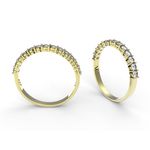 Meia Aliança de Diamantes