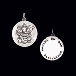 Medalha Ganesha de prata