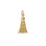 Pingente Mini Nossa Senhora de Fátima Ouro 18k