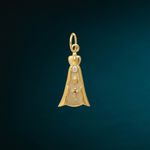 Pingente Mini Nossa Senhora de Fátima Ouro 18k