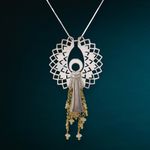 Pingente São Rafael Arcanjo grande em Prata