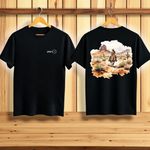 CAMISETA ANTIGUS COWBOY 02 COTTON PRETA