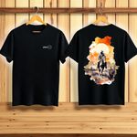 CAMISETA ANTIGUS COWBOY 03 COTTON PRETA