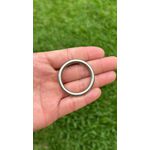 ARGOLA SERRILHADA 45MM BRANCA ZAMAC PREMIUM