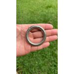 ARGOLA MEIA COXA 60MM BRANCA ZAMAC PREMIUM