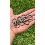 1 ARGOLA COXADA 27MM BRANCA ZAMAC