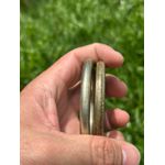 PAR DE ARGOLAS CHATAS ABALOADAS