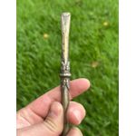 BOMBA DE MATE TERERÉ DE PRATA (DETALHE NO BOJO)