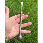 BOMBA DE MATE TERERÉ DE PRATA (DETALHE NO BOJO)