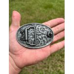 FIVELA COUNTRY FLORAL OVAL PRATA VELHA