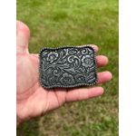 FIVELA COUNTRY FLORAL QUADRADA PRATA VELHA