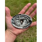 FIVELA COUNTRY LONG HORN OVAL PRATA VELHA