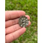 APLIQUE MARGARIDA FLOR 30 MM BRANCO