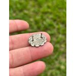 APLIQUE MARGARIDA FLOR 22 MM BRANCO