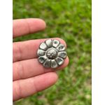 APLIQUE MARGARIDA FLOR 30 MM BRANCO