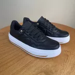 Tênis Casual Feminino Beira Rio Preto com Solado Branco