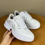 Tênis Casual Ramarim Branco com Prata