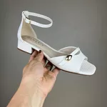 Sandália Feminina Ramarim Off White