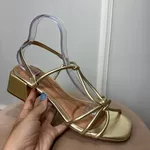 SANDALIA BEIRA RIO DOURADA